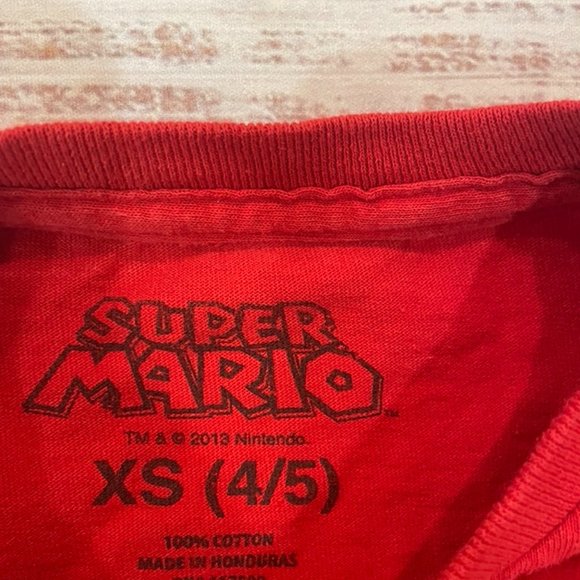 Boys Merry Mario Holiday Long Sleeve Tee - Picture 3 of 3